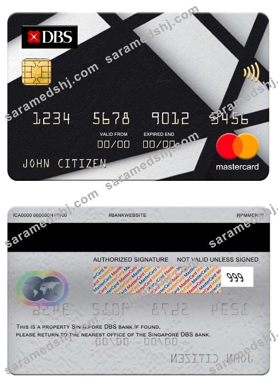 Singapore DBS bank mastercard